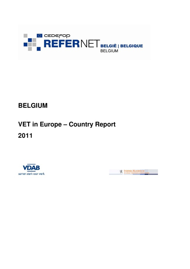 Belgium: VET in Europe: country report 2011