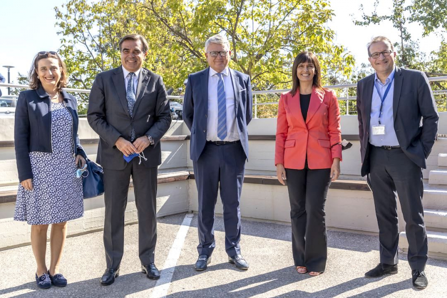 Schinas, Schmit visit to Cedefop, 10/9/2021