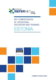 cover Key competences in vocational education and training estonia