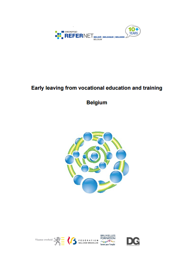 Country overviews on early leaving from VET - Belgium - 2013