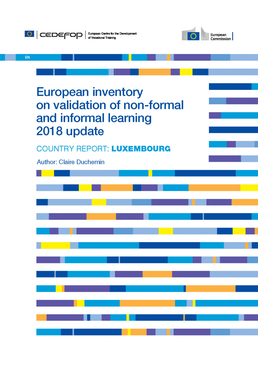 European inventory on validation of non-formal and informal learning 2018 update: Luxembourg