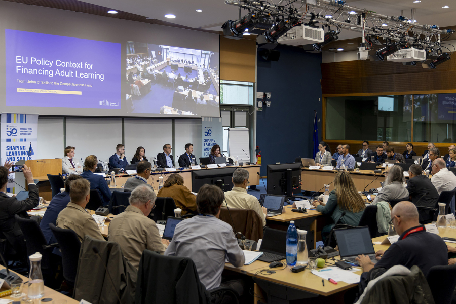 People in a conference room