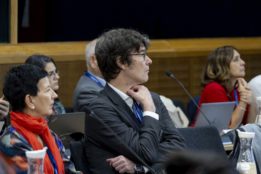 People in a conference room