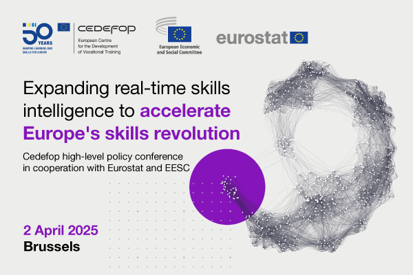 Banner of event: Expanding real-time skills intelligence to accelerate Europe's skills revolution