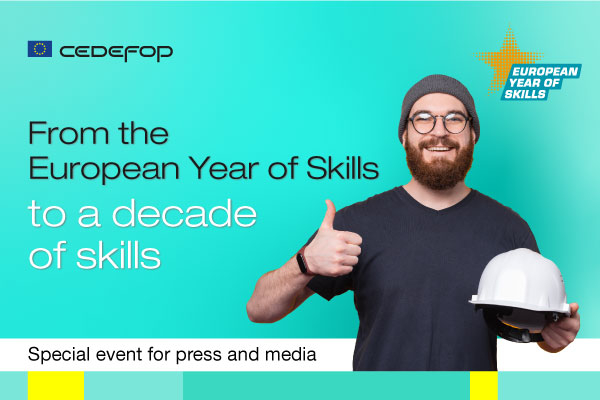 Banner of event: From the European Year of Skills to a decade of skills and lifelong learning