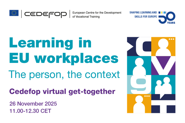 Banner of event: Learning in EU workplaces