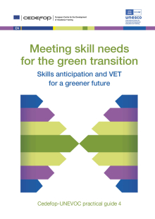 Cover image of publication Meeting skill needs for the green transition