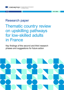 Cover image of publication Thematic country review on upskilling pathways for low-skilled adults in France