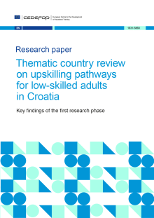 Cover image of publication Thematic country review on upskilling pathways for low-skilled adults in Croatia