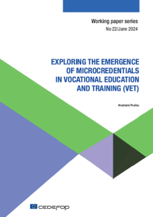 Cover image of publication Exploring the emergence of microcredentials in vocational education and training (VET)