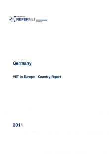 Germany: VET in Europe: country report 2011